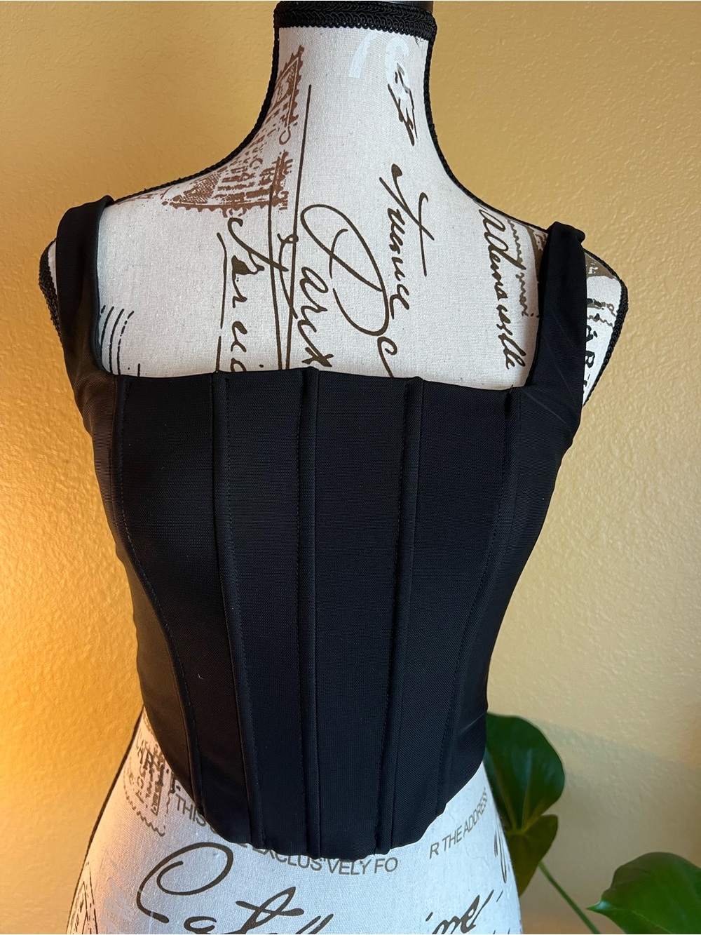 Edikted Black Corset Top